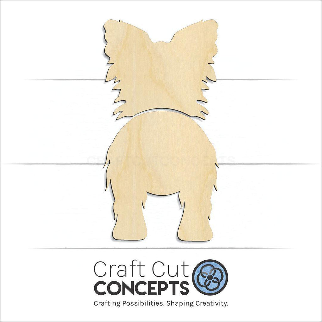 Craft Cut Concepts Logo under a wood Papillon craft shape and blank