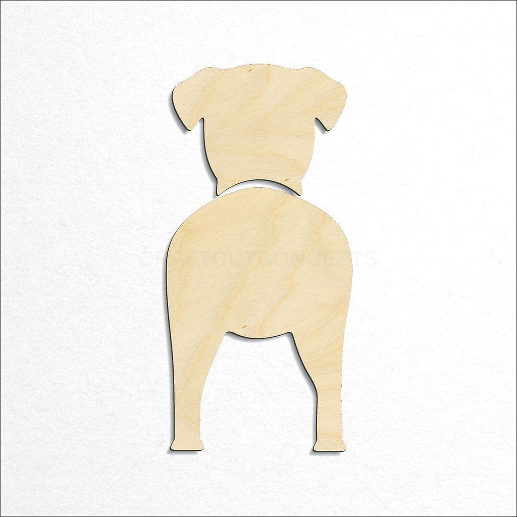 Wooden Parson Russell Terrier craft shape available in sizes of 2 inch and up