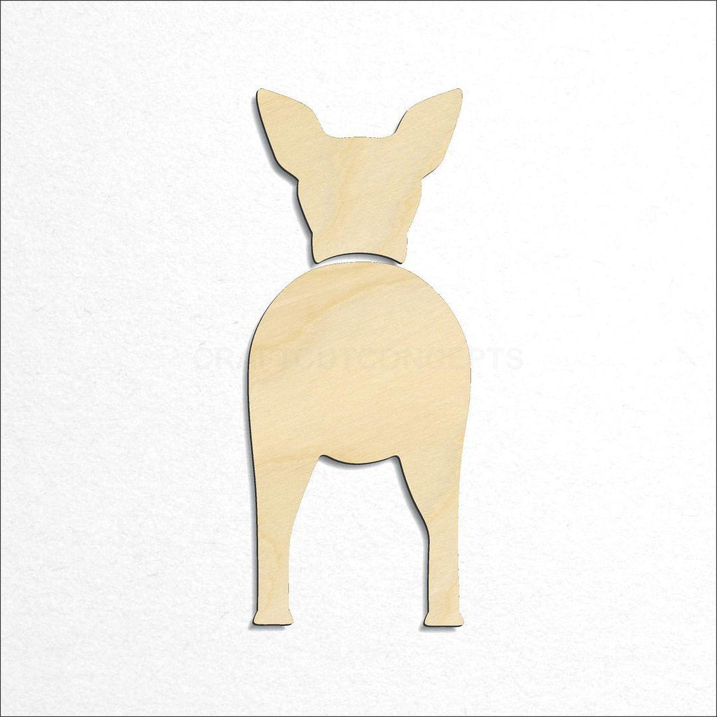 Wooden Pharaoh Hounds craft shape available in sizes of 2 inch and up