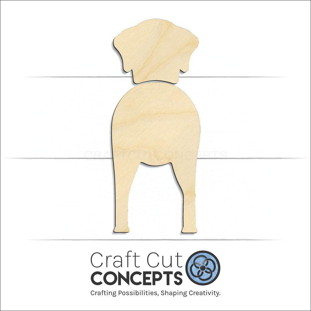 Craft Cut Concepts Logo under a wood Pointer craft shape and blank