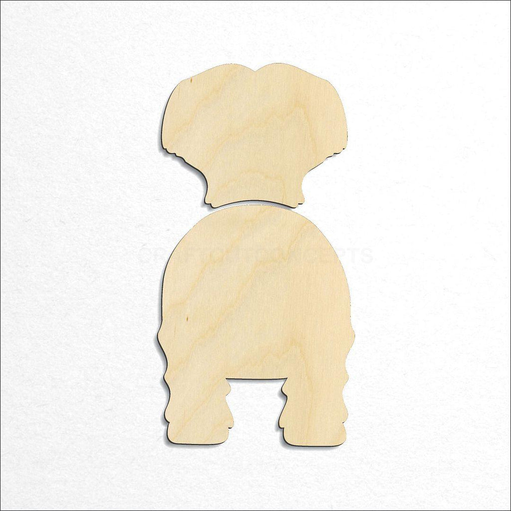 Wooden Pyrenean Shepherds craft shape available in sizes of 2 inch and up