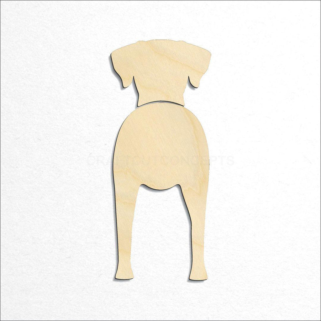 Wooden Rhodesian Ridgeback craft shape available in sizes of 2 inch and up