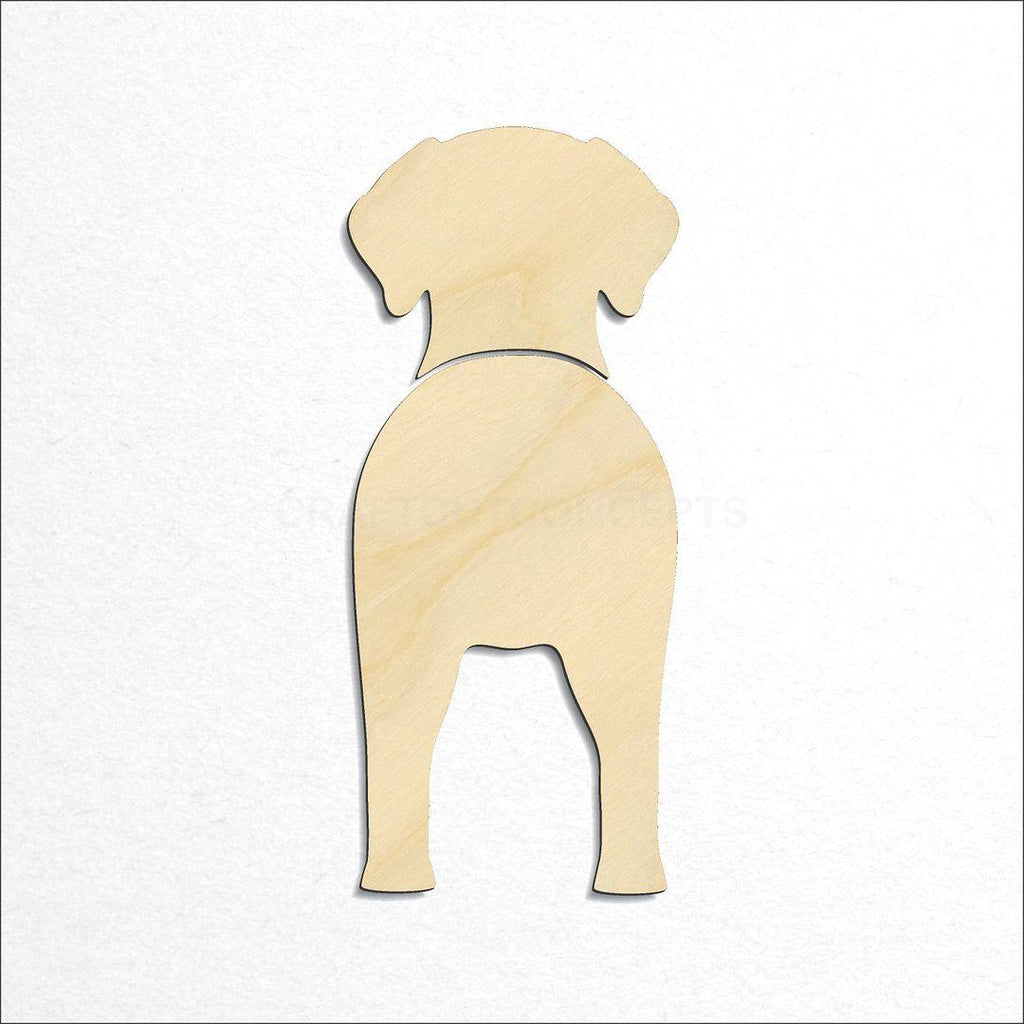 Wooden American Leopard Hound craft shape available in sizes of 2 inch and up