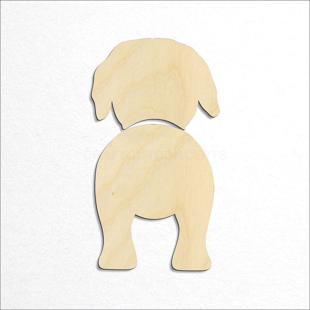 Wooden Rottweiler craft shape available in sizes of 2 inch and up