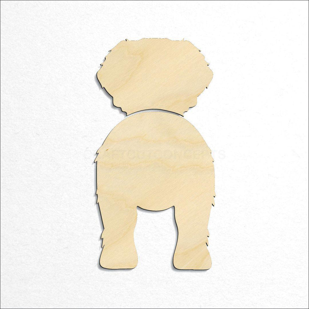 Wooden Saint Bernard craft shape available in sizes of 2 inch and up