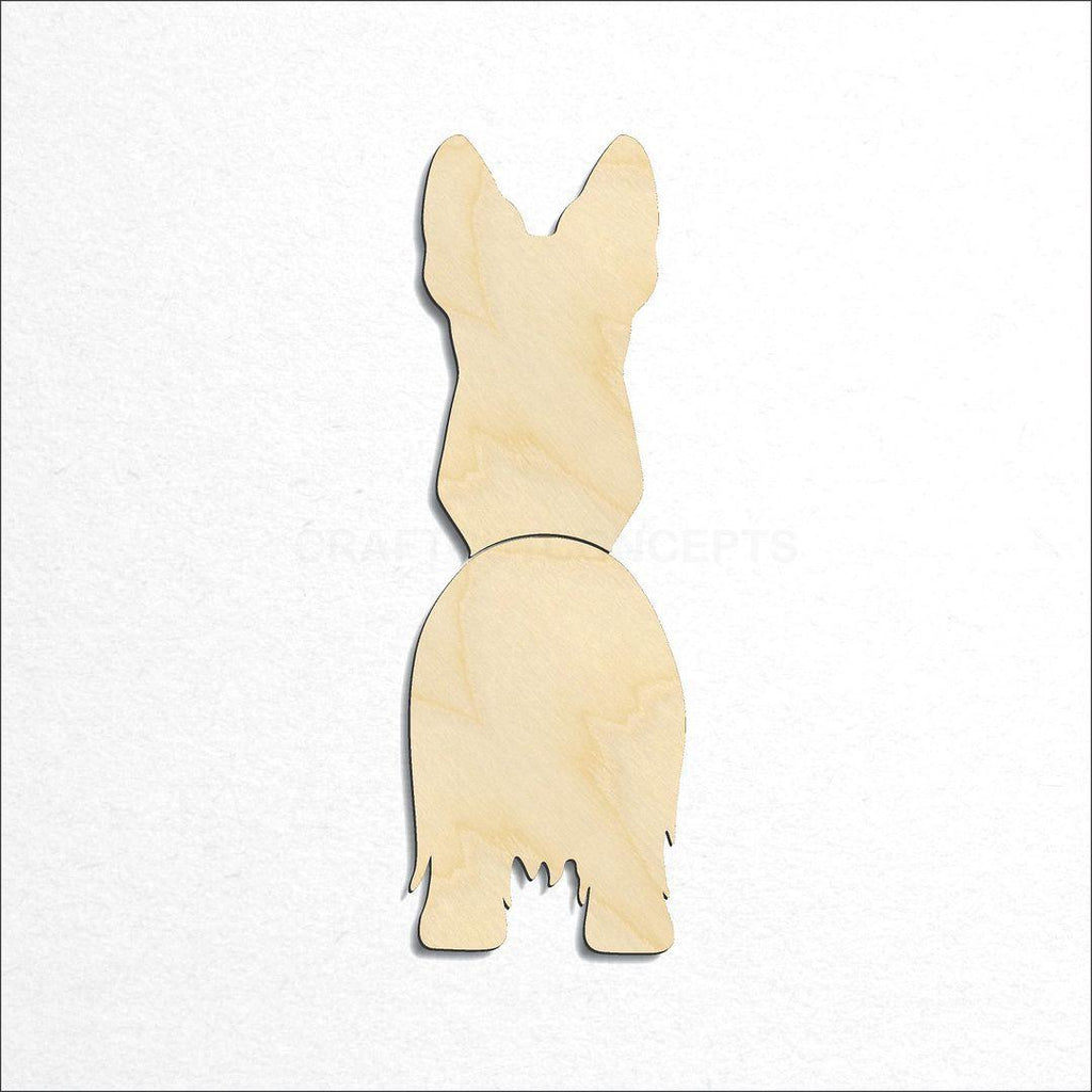 Wooden Scottish Terrier craft shape available in sizes of 2 inch and up