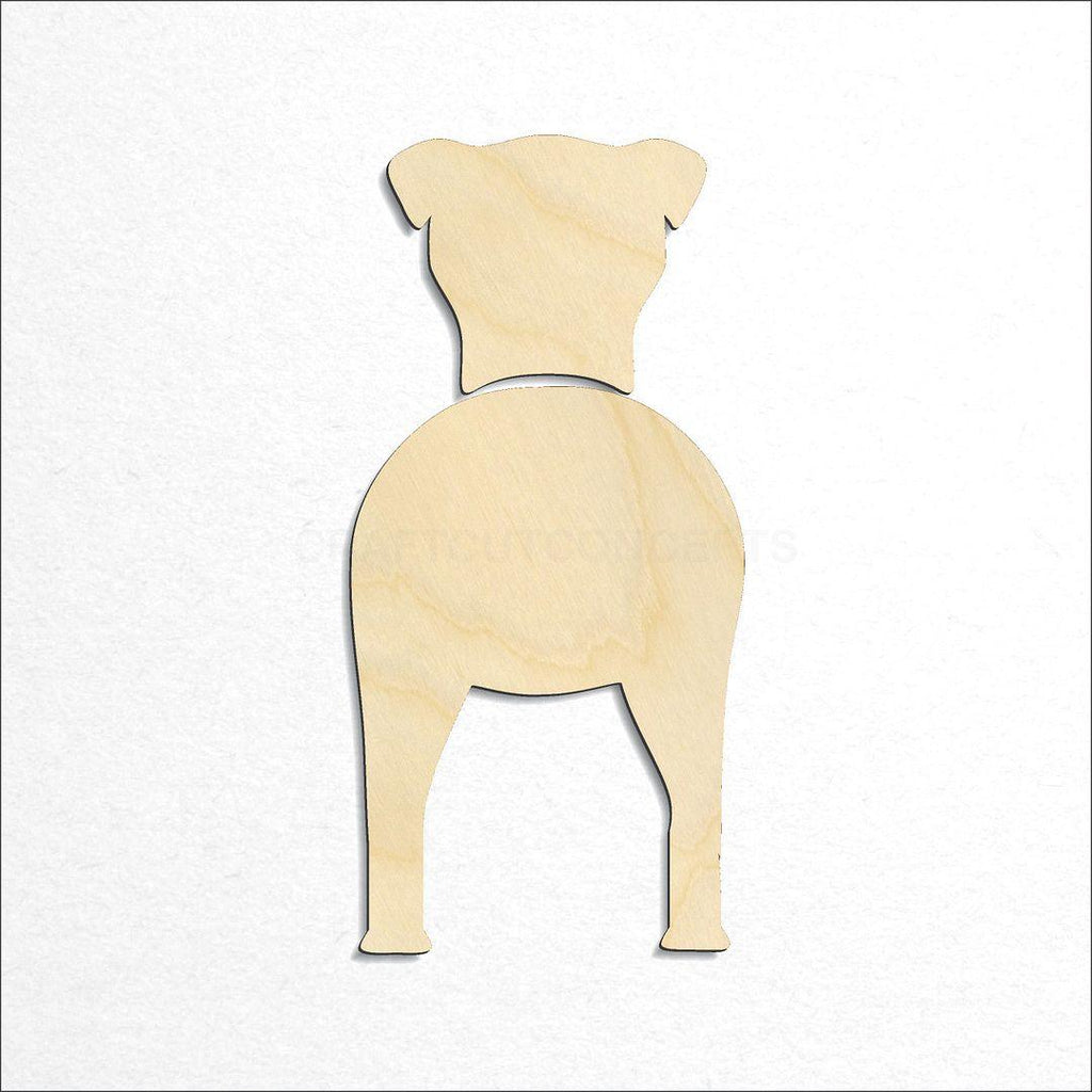 Wooden Smooth Fox Terrier craft shape available in sizes of 2 inch and up