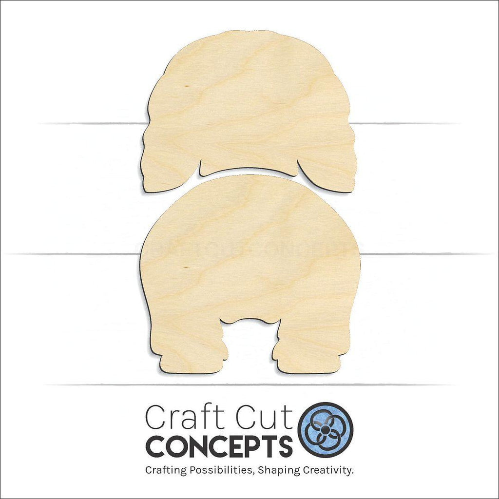 Craft Cut Concepts Logo under a wood Spaniels Sussex craft shape and blank