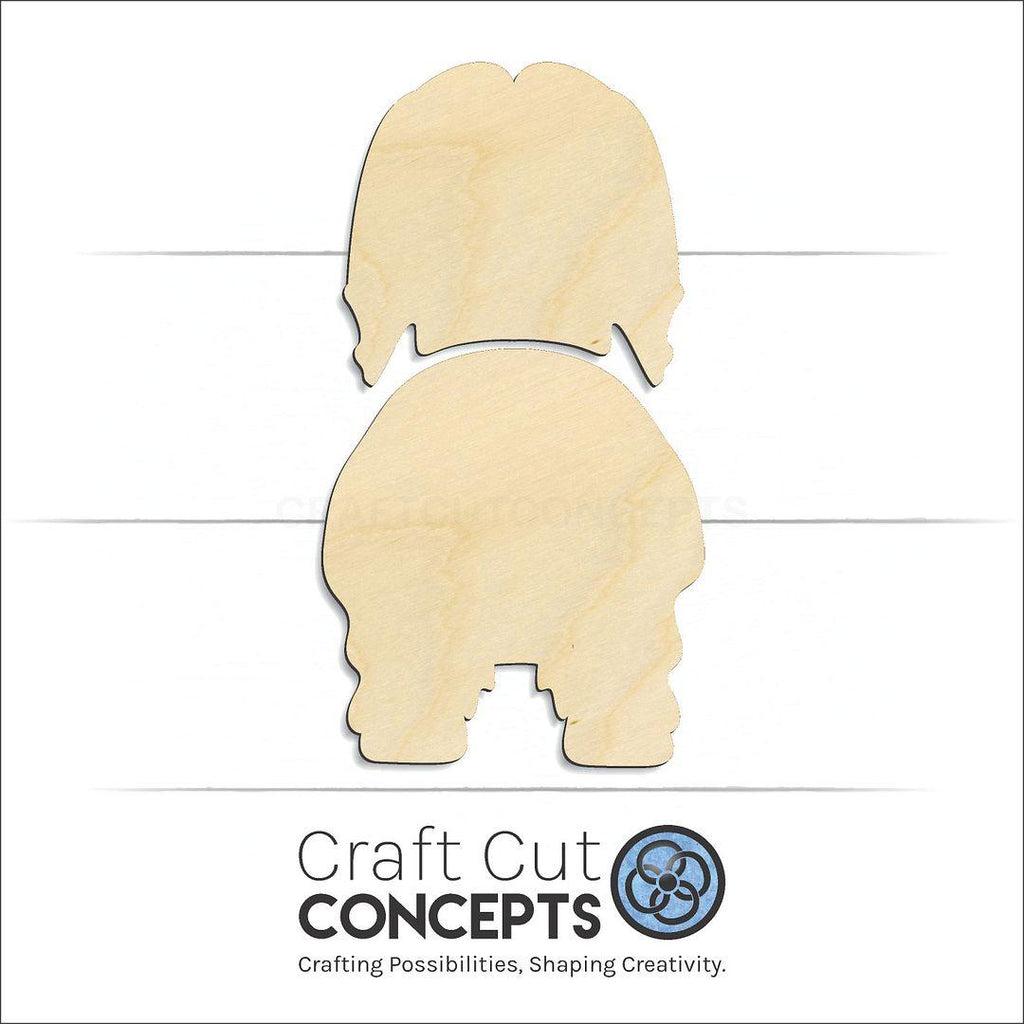 Craft Cut Concepts Logo under a wood Tibetan Terriers craft shape and blank