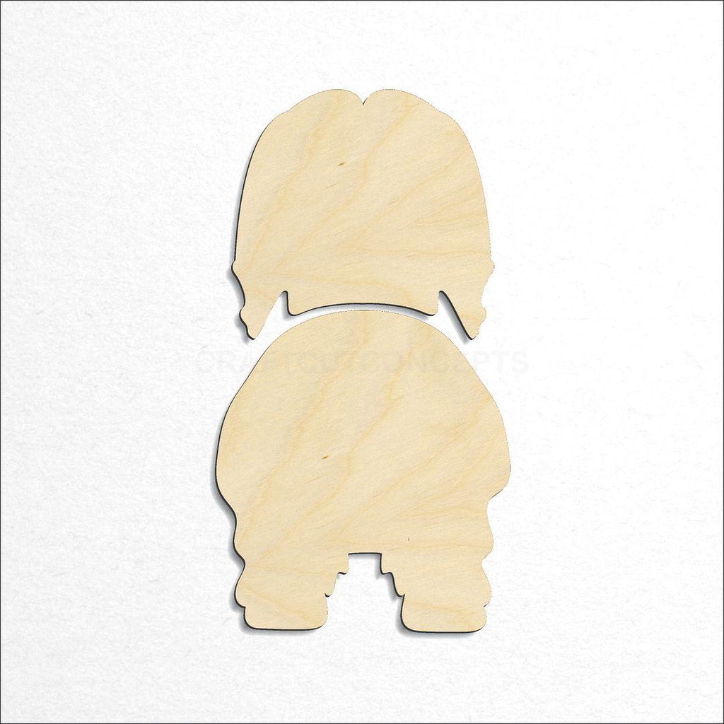 Wooden Tibetan Terriers craft shape available in sizes of 2 inch and up