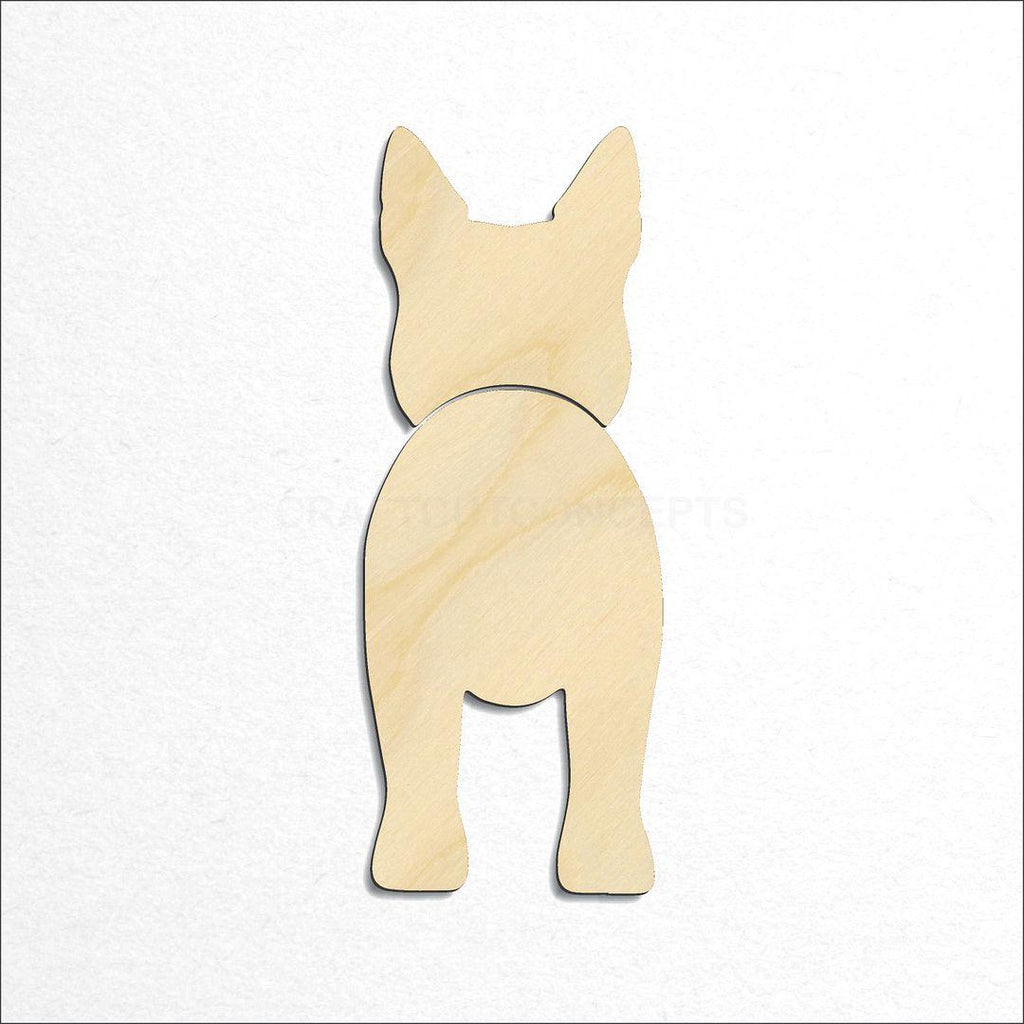 Wooden Australian Cattle Dog craft shape available in sizes of 2 inch and up