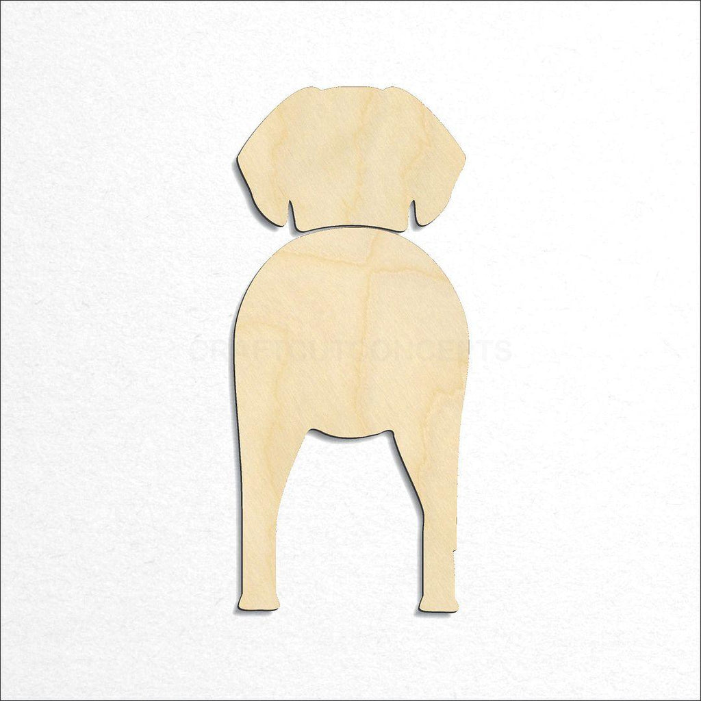 Wooden Treeing Walker Coonhound craft shape available in sizes of 2 inch and up