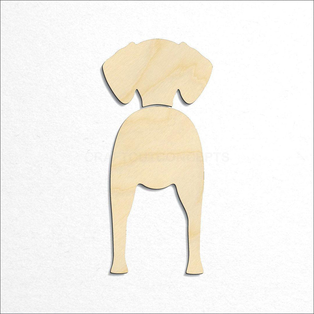 Wooden Vizsla craft shape available in sizes of 2 inch and up