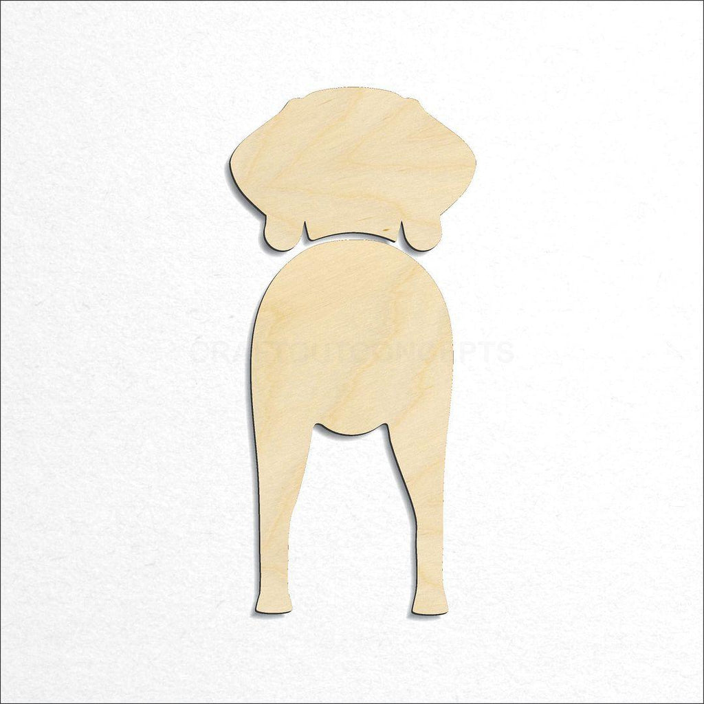 Wooden Weimaraner craft shape available in sizes of 2 inch and up