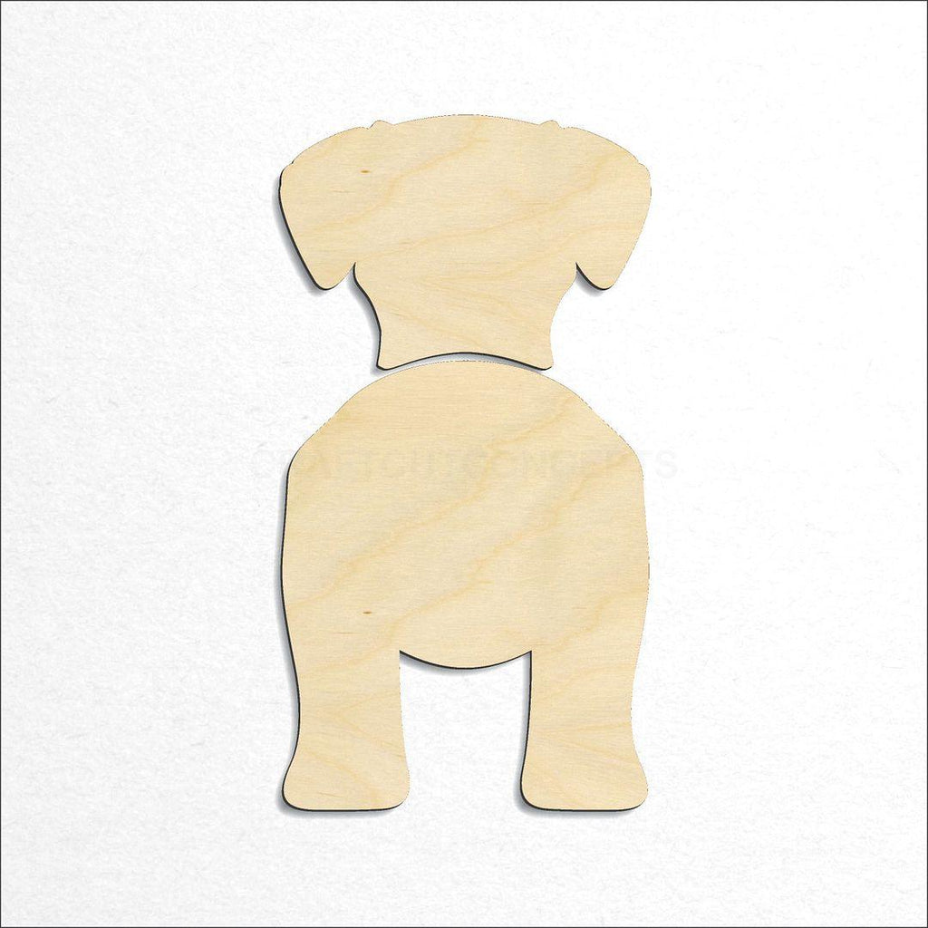 Wooden Welsh Terrier craft shape available in sizes of 2 inch and up