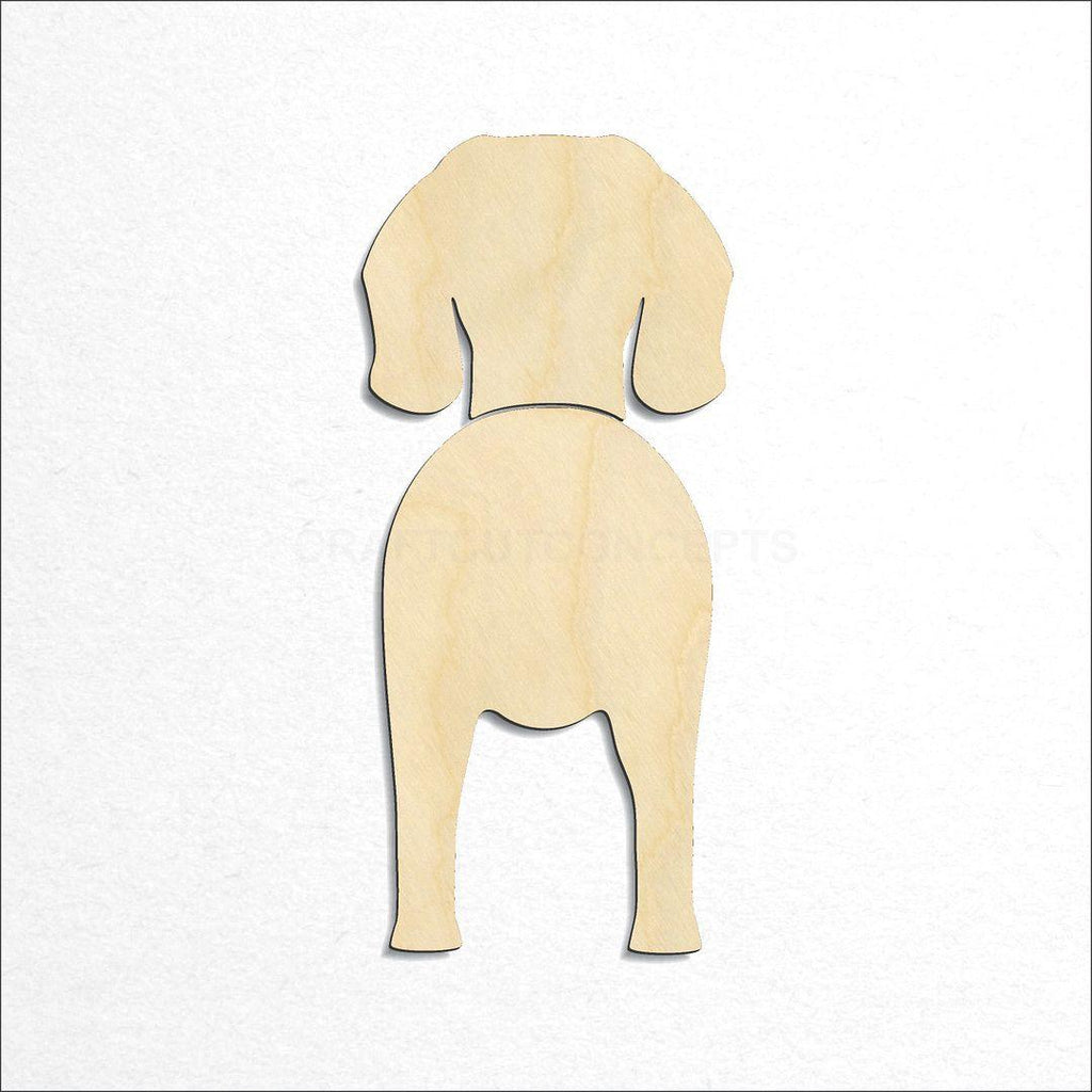 Wooden Bavarian Mountain Scent Hound craft shape available in sizes of 2 inch and up