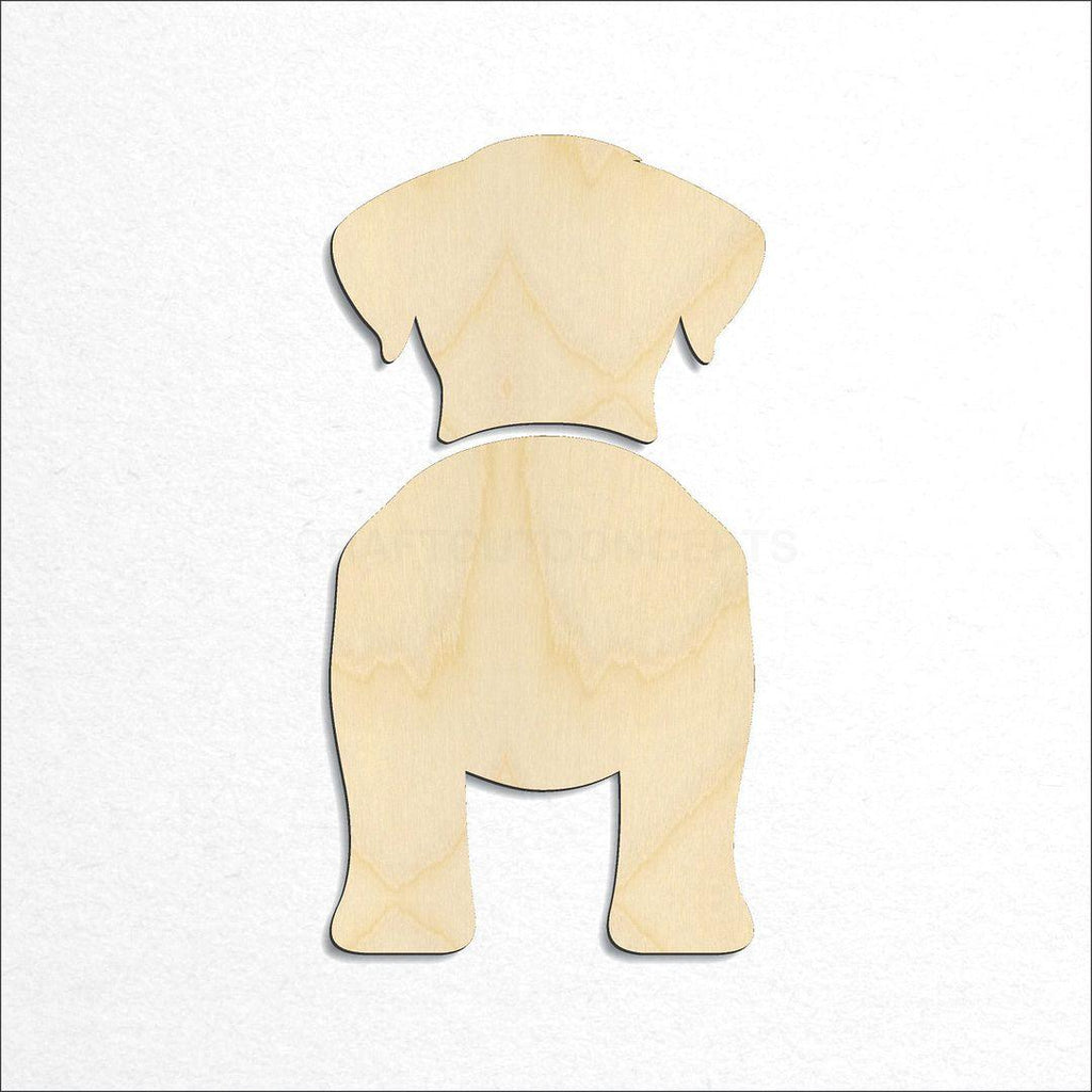 Wooden Beauceron craft shape available in sizes of 2 inch and up