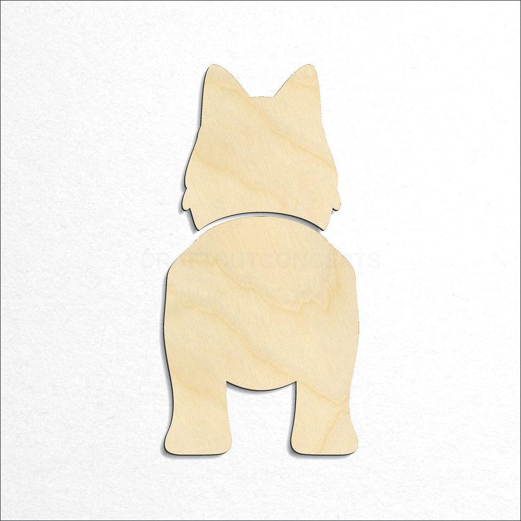 Wooden Berger Picards craft shape available in sizes of 2 inch and up