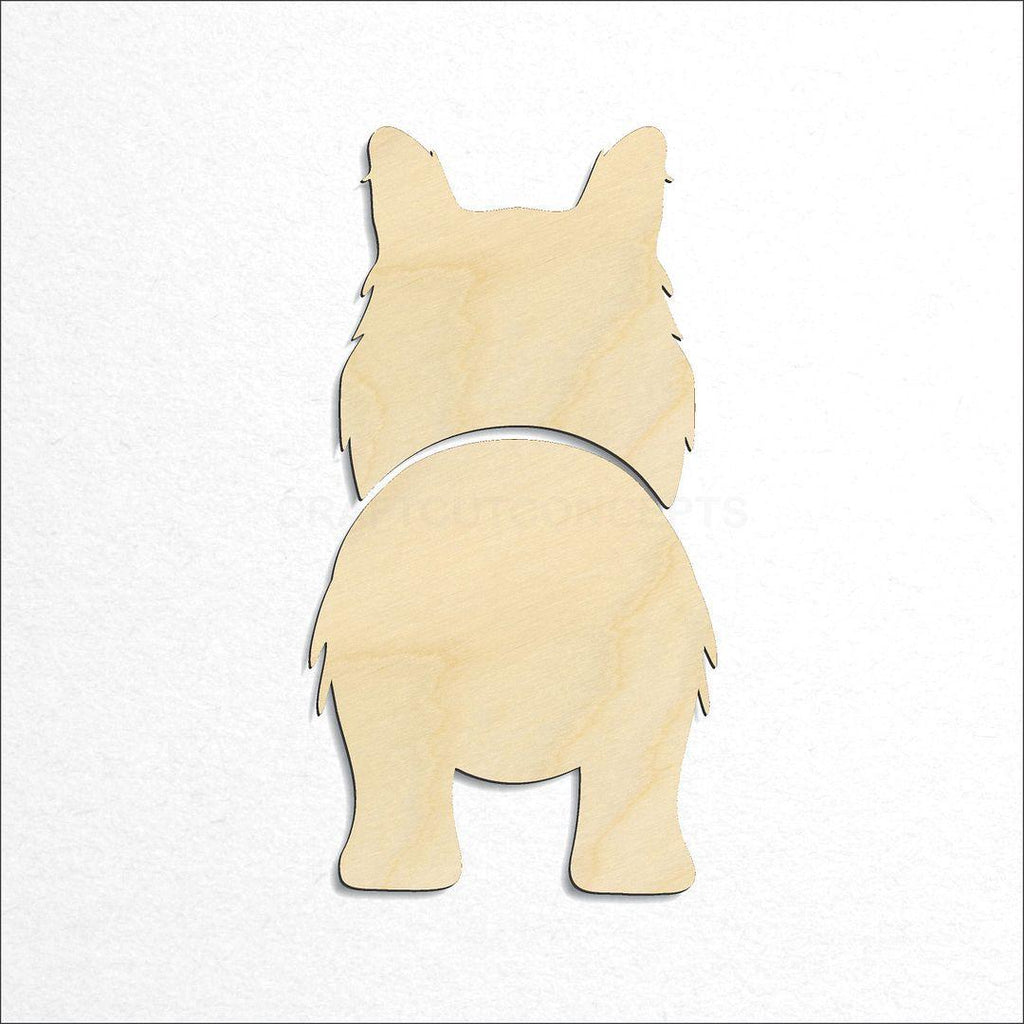 Wooden Border Collie craft shape available in sizes of 2 inch and up