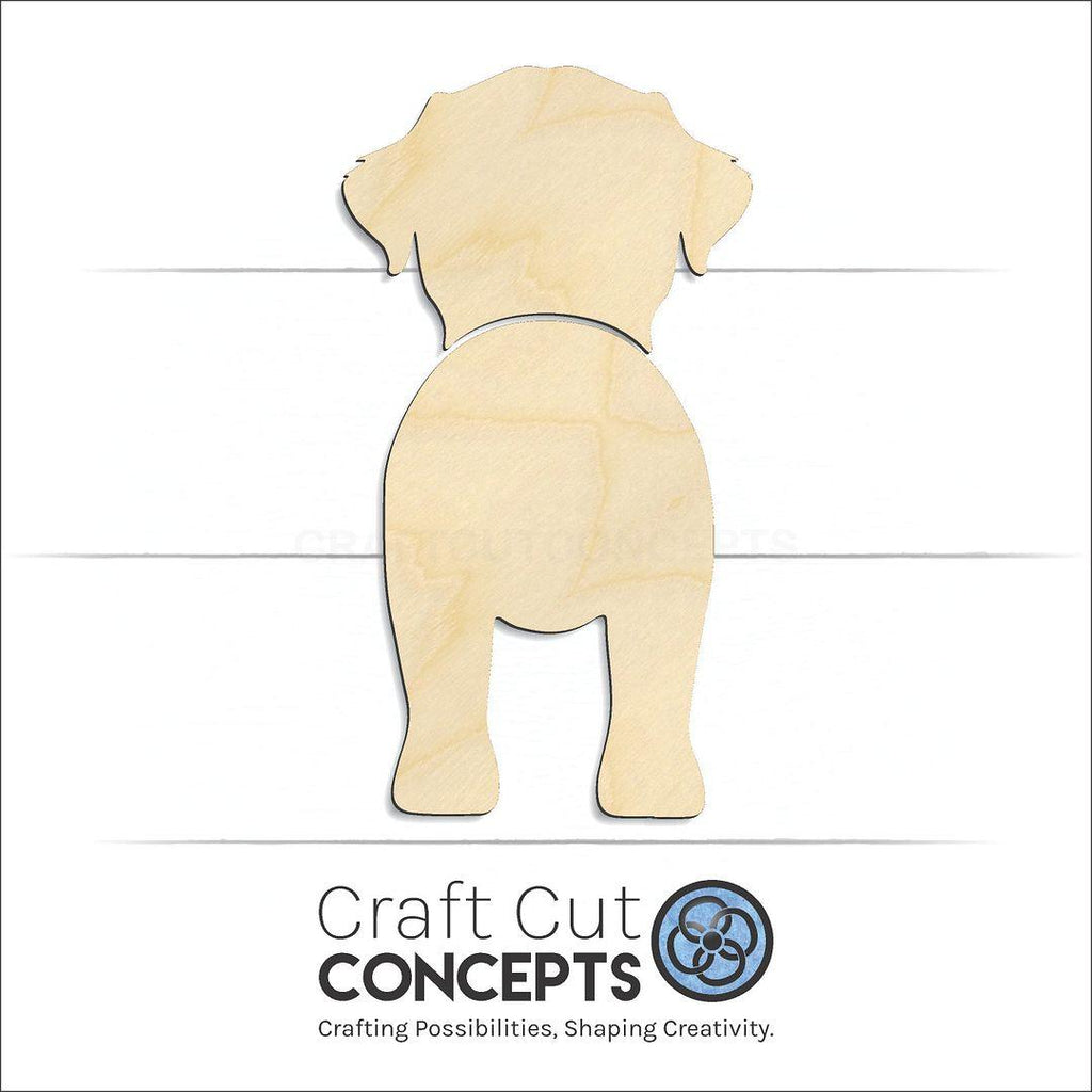 Craft Cut Concepts Logo under a wood Border Terrier craft shape and blank