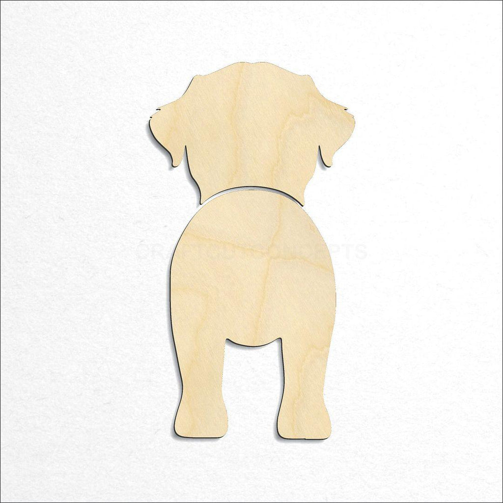 Wooden Border Terrier craft shape available in sizes of 2 inch and up