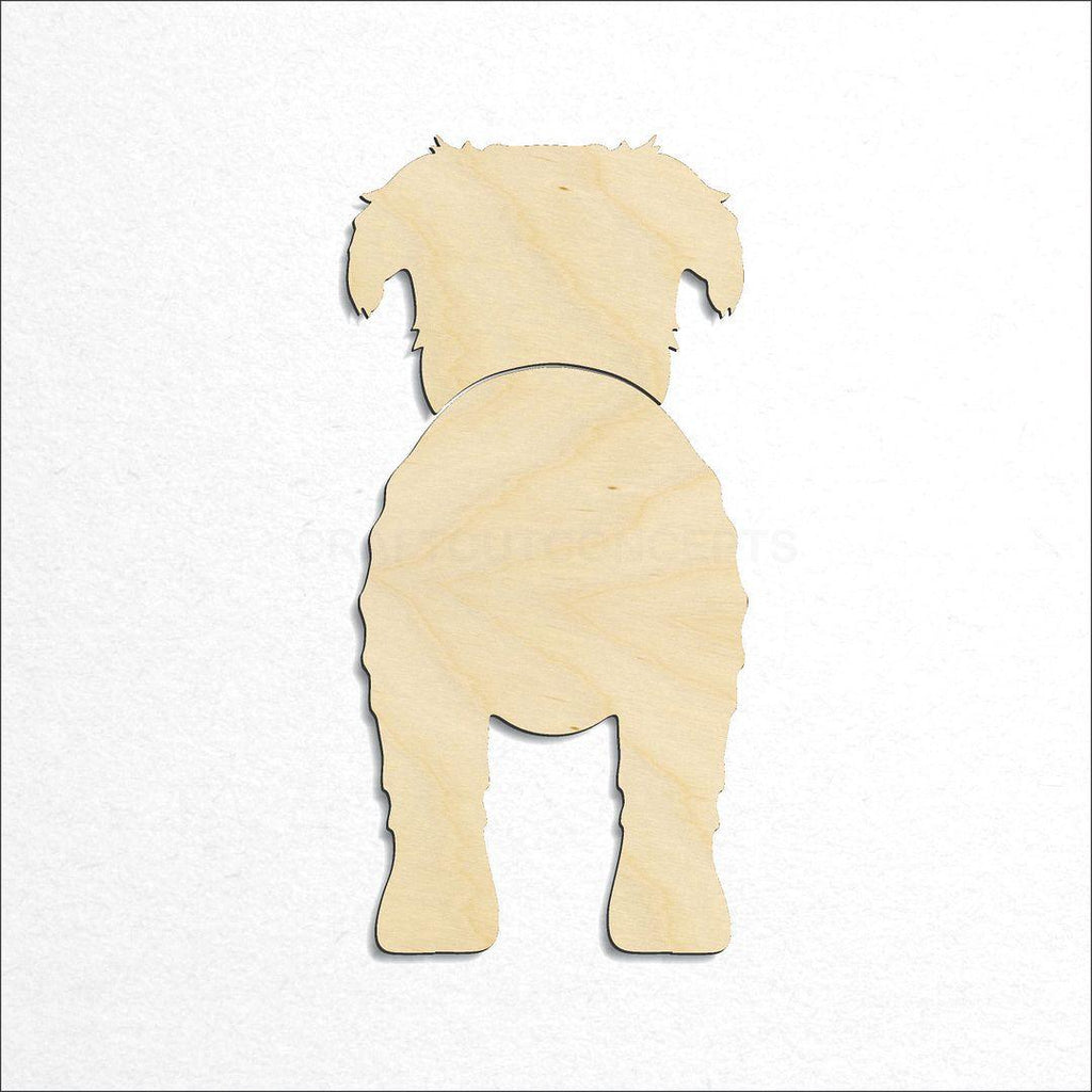 Wooden Bouvier des Flandres craft shape available in sizes of 2 inch and up