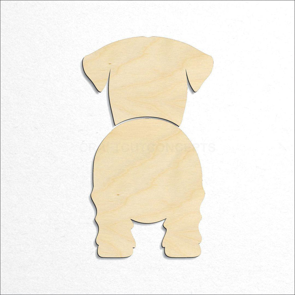 Wooden Celsky Terrier craft shape available in sizes of 2 inch and up