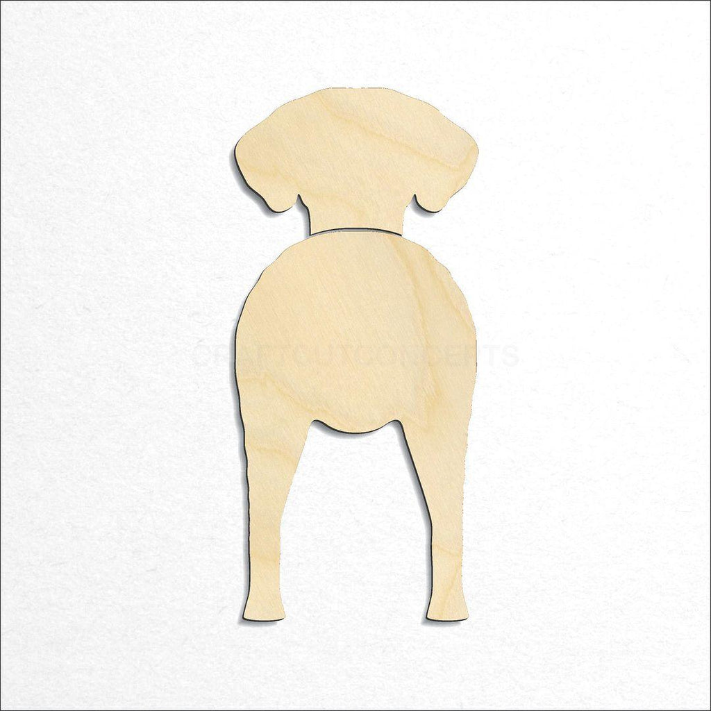 Wooden Chesapeake Bay Retriever craft shape available in sizes of 2 inch and up