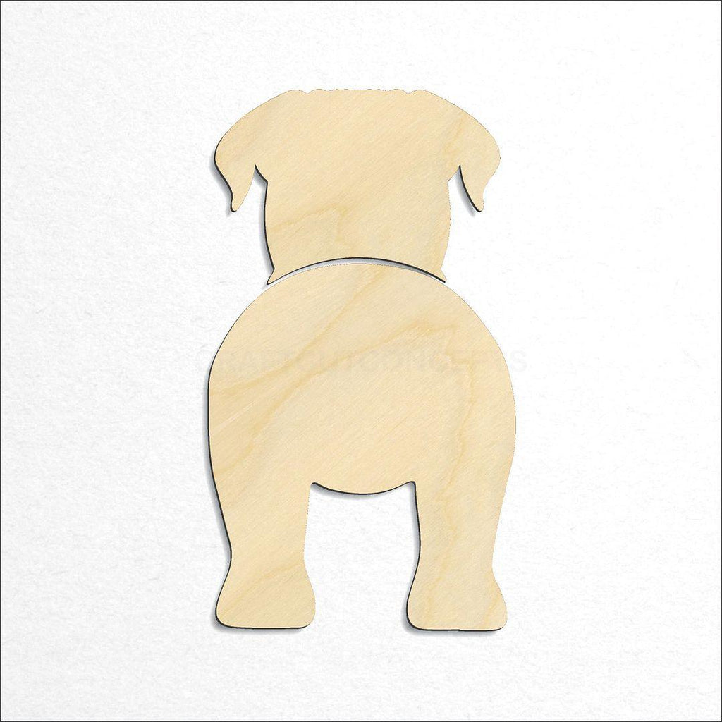 Wooden Dogues de Bordeaux craft shape available in sizes of 2 inch and up