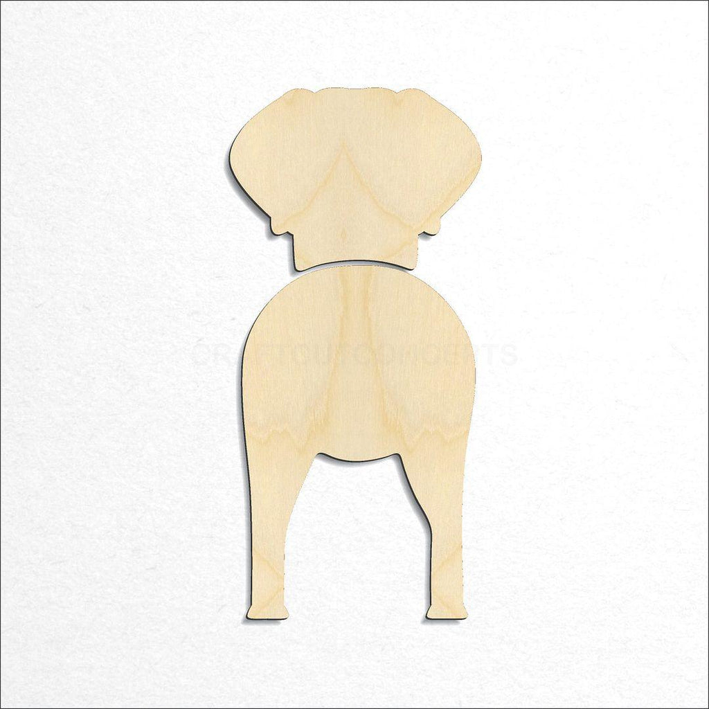 Wooden English Foxhounds craft shape available in sizes of 2 inch and up