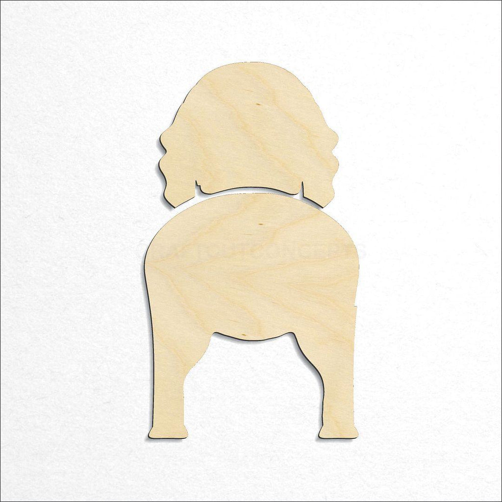 Wooden English Toy Spaniel craft shape available in sizes of 2 inch and up