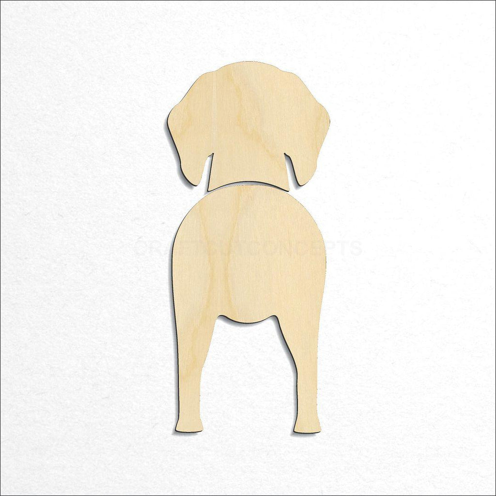 Wooden German Shorthaired Pointer craft shape available in sizes of 2 inch and up