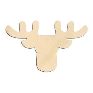 CHRISTMAS REINDEER HEAD FRONT