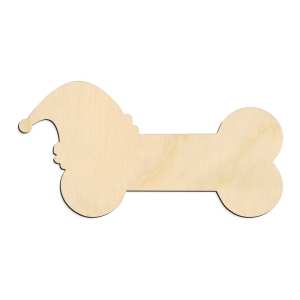 Santa Dog Bone